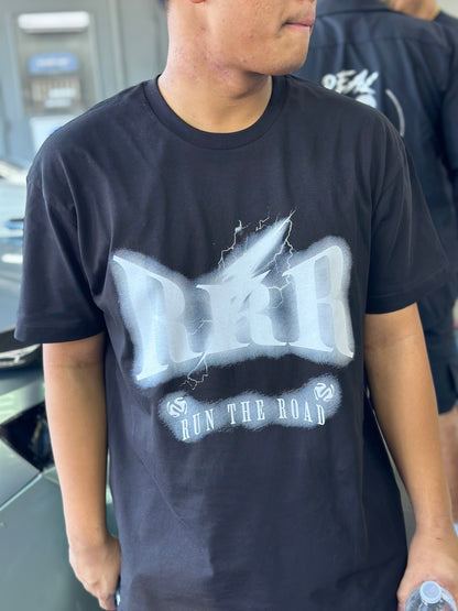 "RUN IT" collection lightning strike t-shirt