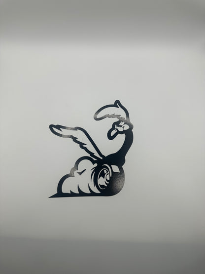 Bert The Bird Palm sticker. 4"x4"