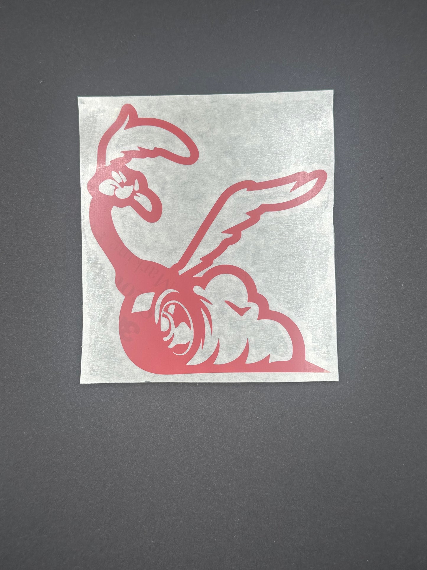 Bert The Bird Palm sticker. 4"x4"