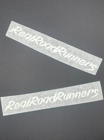 RealRoadRunner Logo Text Sticker