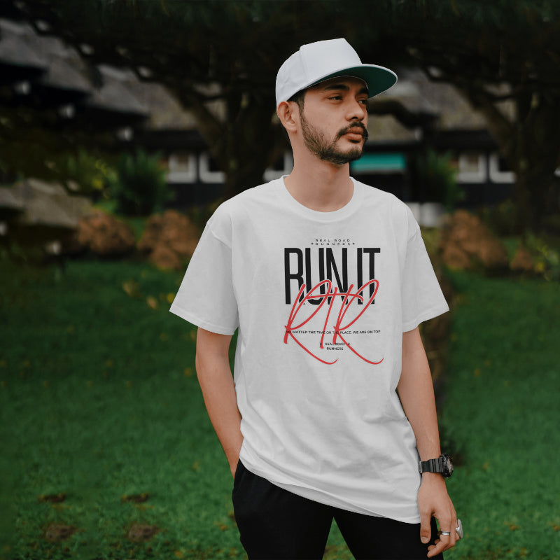 "RUN IT" collection early 2000's album cover t-shirt UNRELEASED