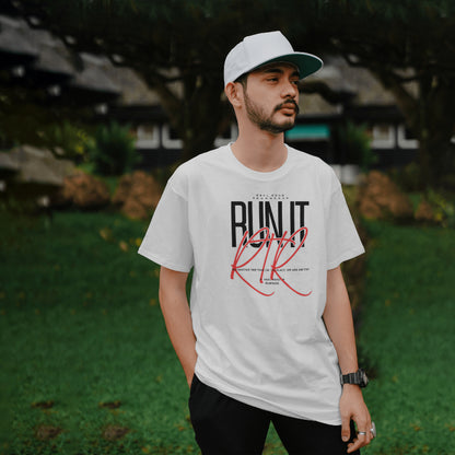"RUN IT" collection early 2000's album cover t-shirt UNRELEASED